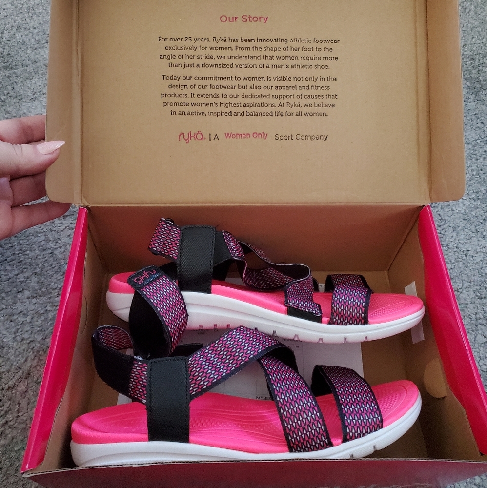 NIB RYKA SANDALS SIZE 9.5 WIDE